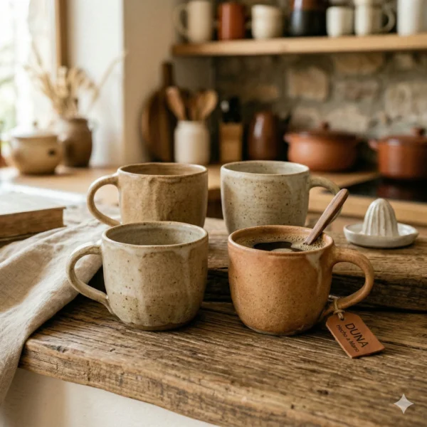 Taza de cerámica "Duna" (Set x4)